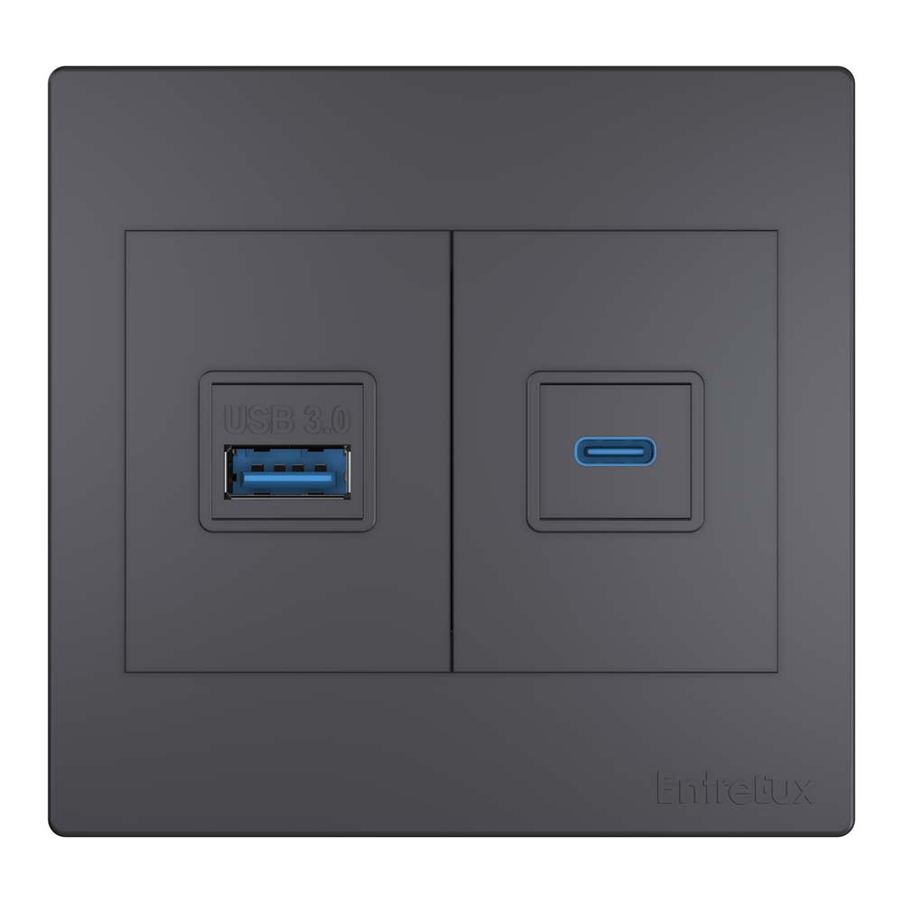 Fit soft entrada USB + entrada C grafite