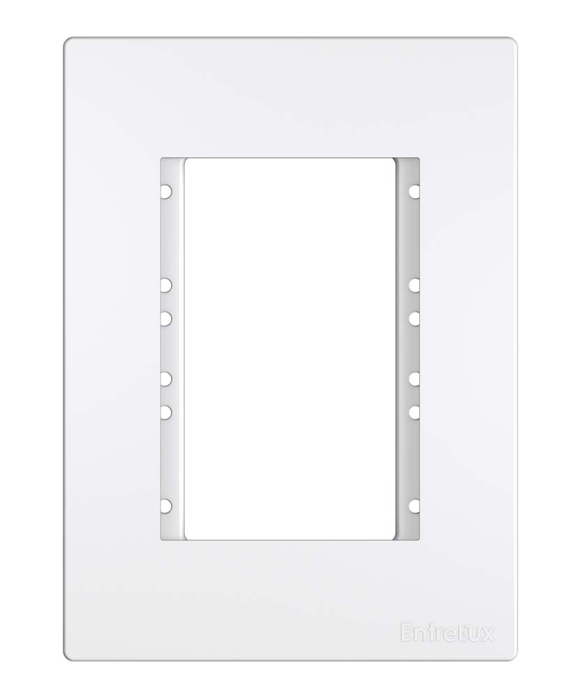 Placas e suportes janela maior linha classic 4×2 branco