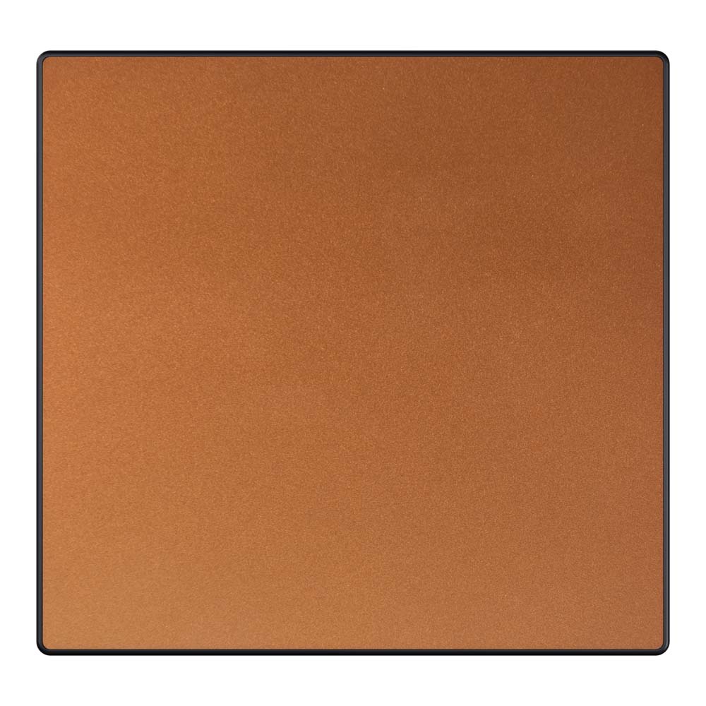 Placa e suporte cega linha fit steel bronze