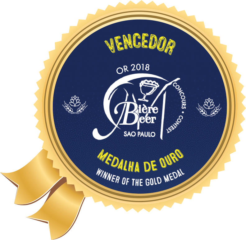 selo de premiação medalha de ouro
